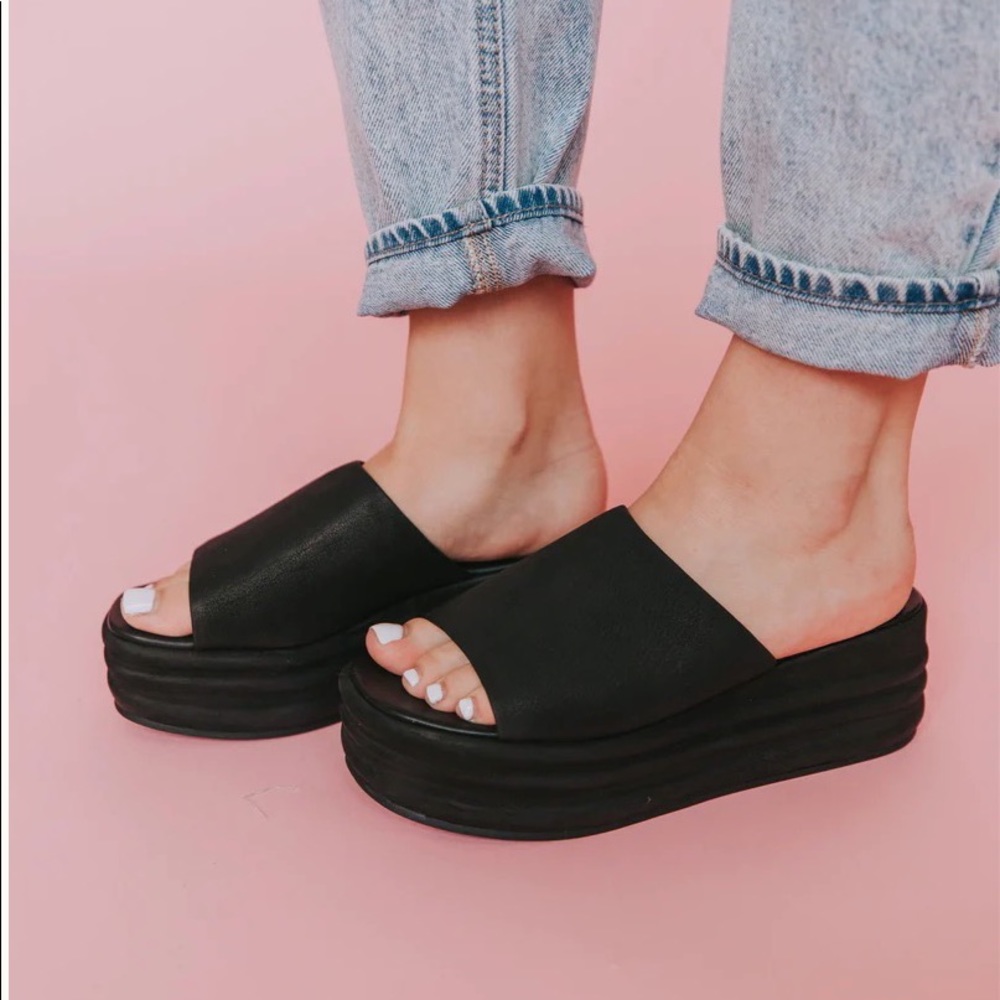 Free People Harbor Flatform Mules